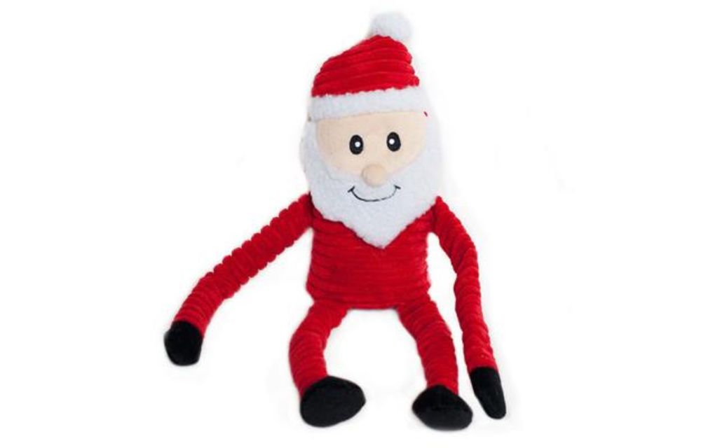 Zippy Paws Crinkle Santa L