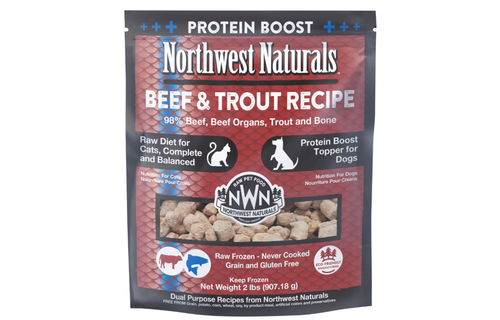 Northwest Naturals Cat Beef & Trout Nibbles 2lb