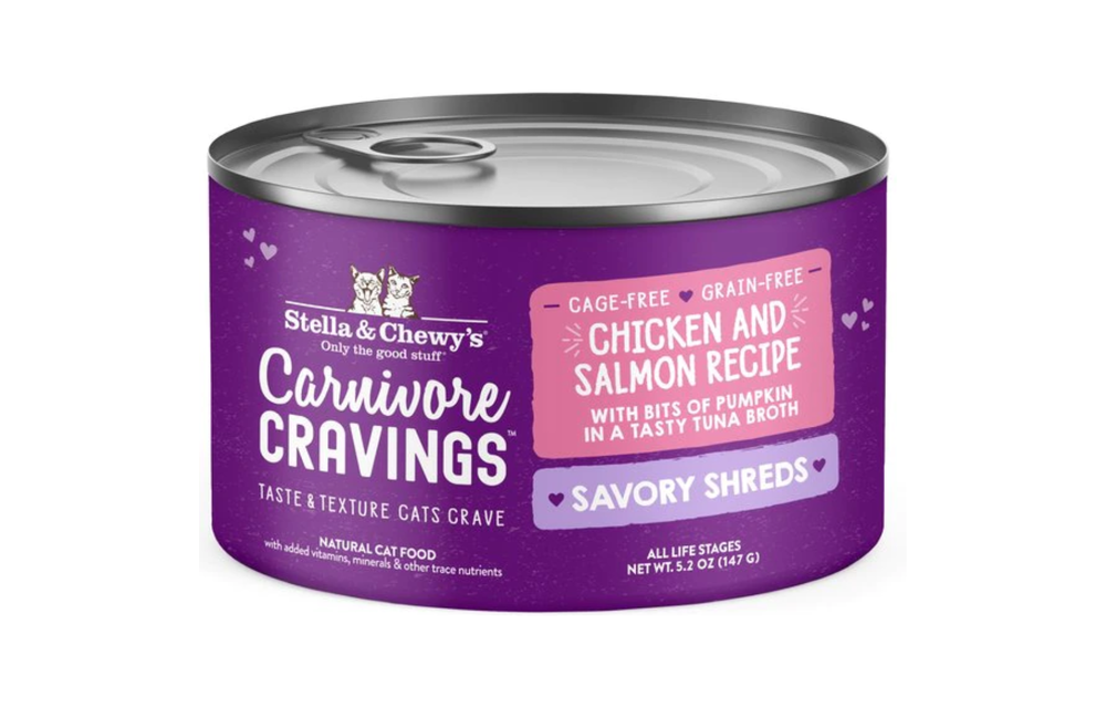 Stella & Chewys Cat Shreds Chicken & Salmon 5.2oz