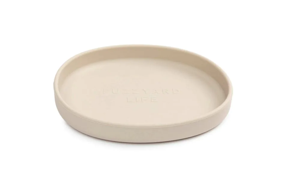 Fuzzyard Silicone Cat Dish Sandstone
