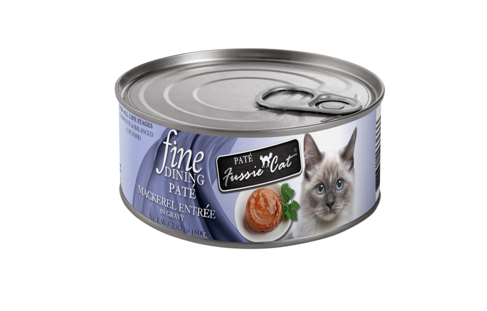 Fussie Cat Fine Pate Makerel 2.8oz