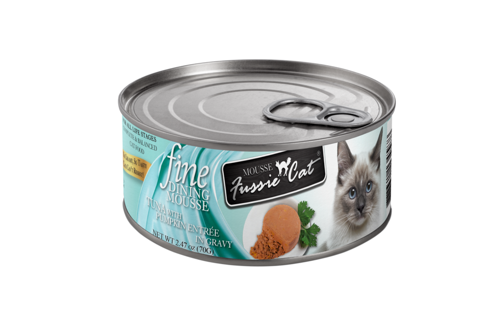 Fussie Cat Fine Mousse Tuna & Pumpkin 2.47oz