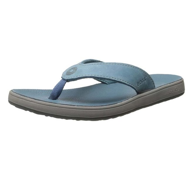 Bogs Bogs WSDL Hudson Lthr ChlkBlue