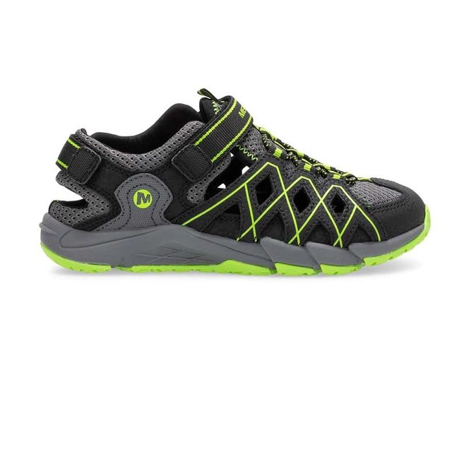 Merrell Kids Sandal Hydro Quench Grey/Black/Lime