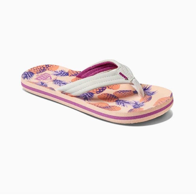 REEF Kids Sandal Little/Kids Ahi Coral Pineapple