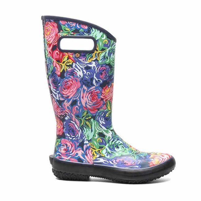 Bogs Womens Rainboots Rose Rose/Multi