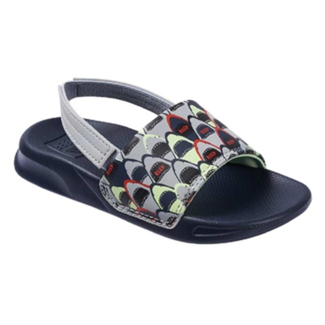 REEF Sandal Kids One Slide Shark Park