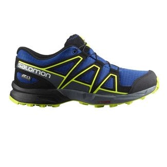 Salomon Boys Speedcross CSWP J Nautical Blue/Black/Acid Lime