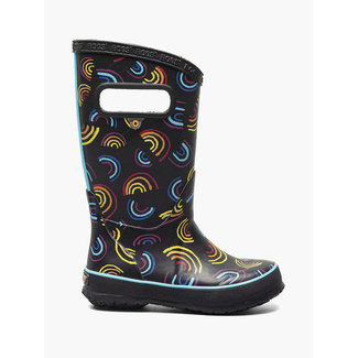 Bogs Rainboots Rainbow Black/Multi