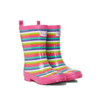 Hatley Kids Rainboot Rainbow Stripes