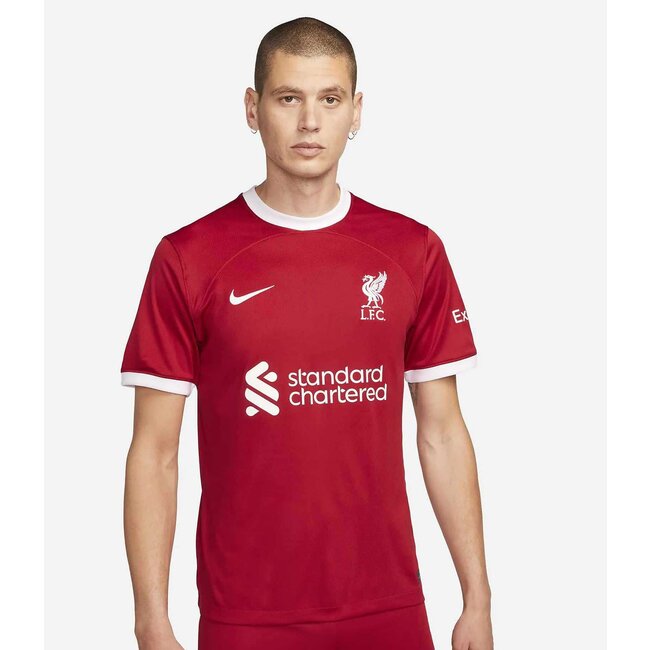 NIKE Soccer Jersey Mens Liverpool 23/24 Home Red/Crimson/Fossil