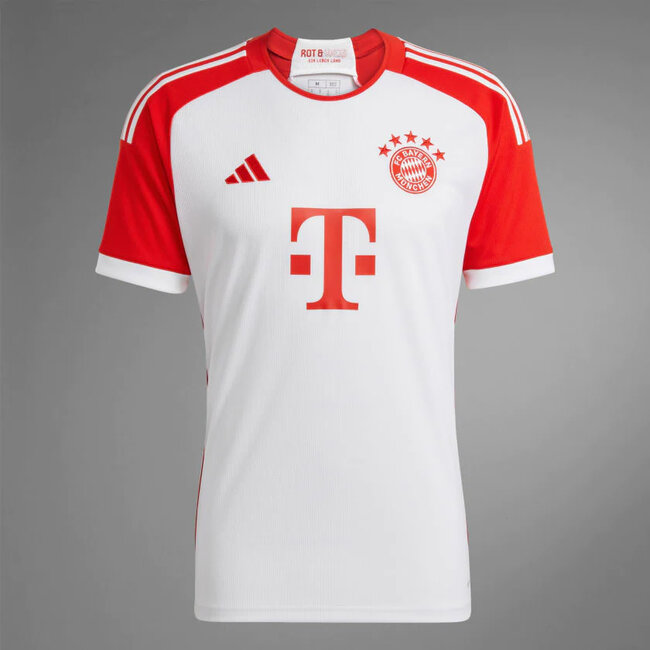 ADIDAS Mens Soccer Jersey Bayern Munich 23/24 White