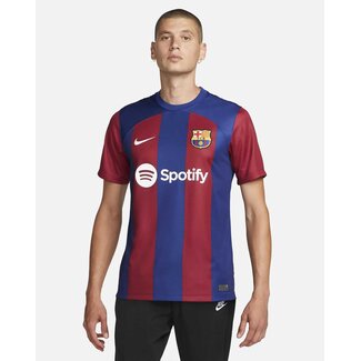 NIKE Soccer Jersey Mens Barcalona 23/24 Home Deep Royal Blue/Noble Red/White