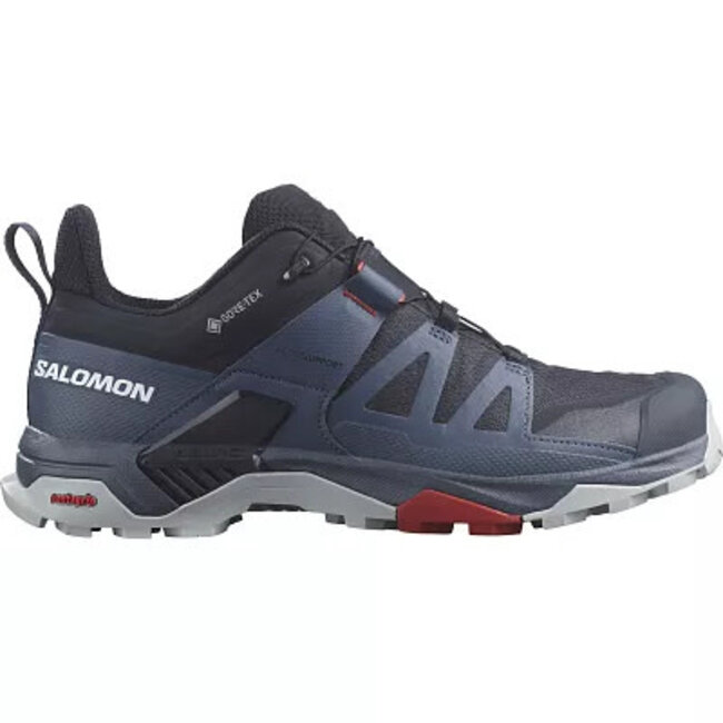 Salomon Mens X Ultra4 GTX Carbon/Bering Sea/ Pearl Blue