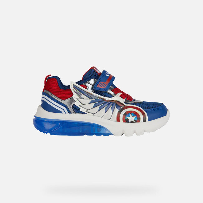 Geox Boys Ciberdron Blue/Red (Captain America)