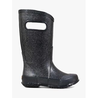 Bogs Kids Rainboots Glitter Black