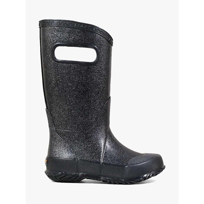 Bogs Kids Rainboots Glitter Black