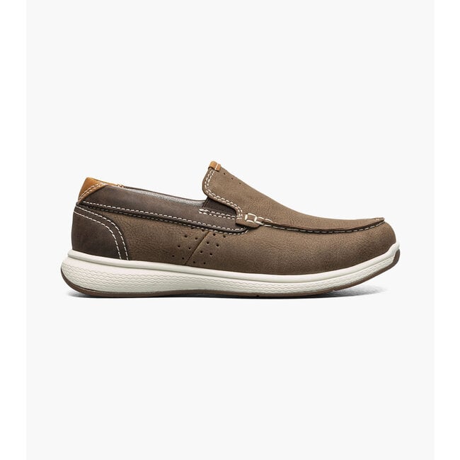 Florsheim Boys Moc Toe Slip On Crossover JR Mushroom