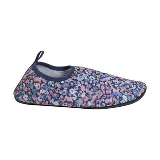 Color Kids Girls Aqua Sock Flowers