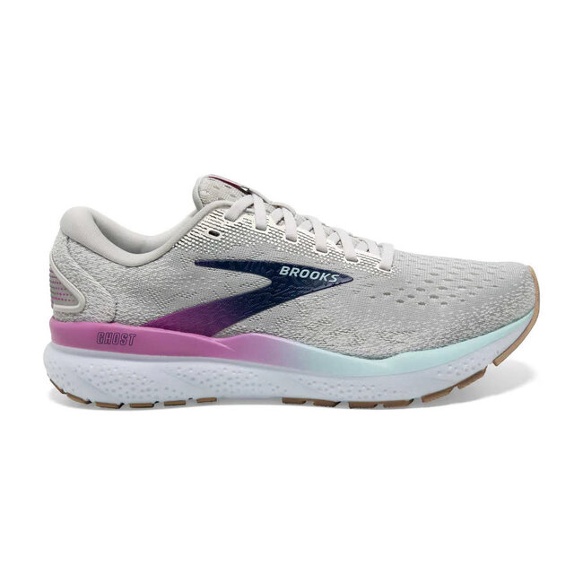 Brooks Ghost 16 White/Grey/Estate Blue