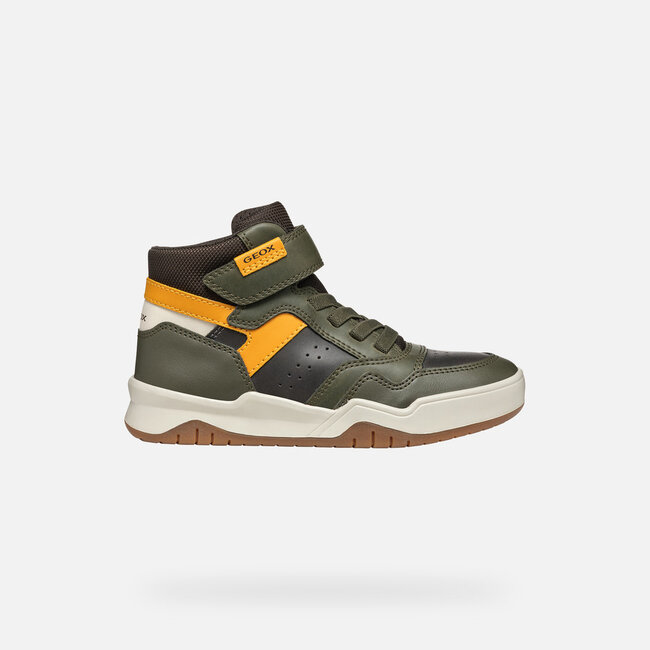 Geox Perth B.F Dark Green/Ochre Yellow