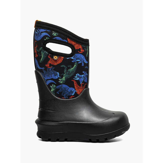 Bogs WinterBoots NeoClassic Real Dino Black Multi Kiddie Kobbler Orleans