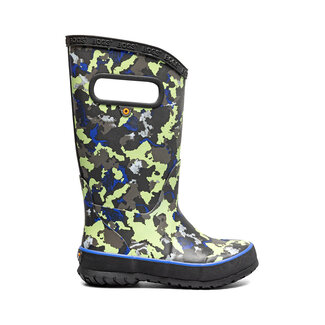 Bogs Rainboot Camo Texture Black/Multi