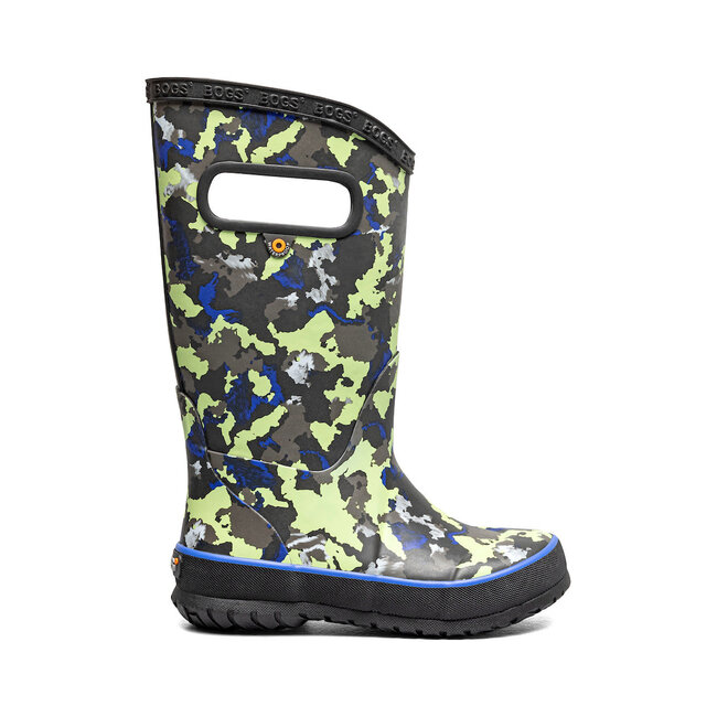 Bogs Rainboot Camo Texture Black/Multi