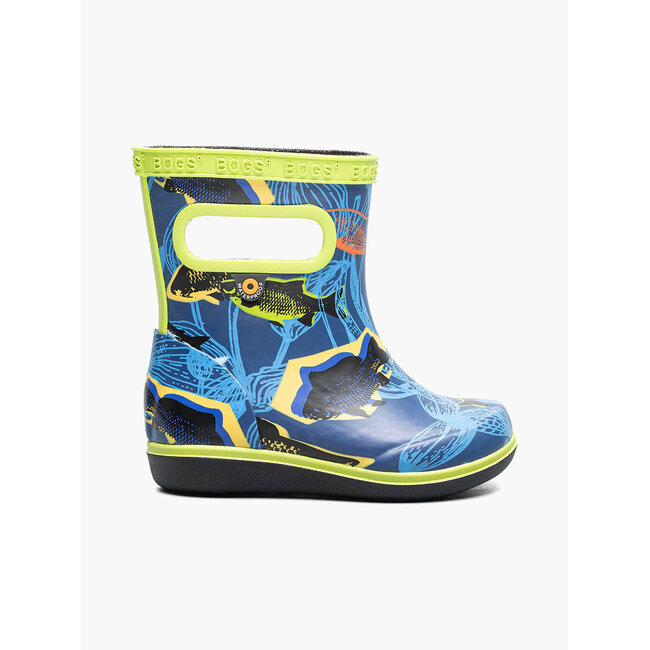 Bogs Rainboot Skipper II Fish Navy/Multi