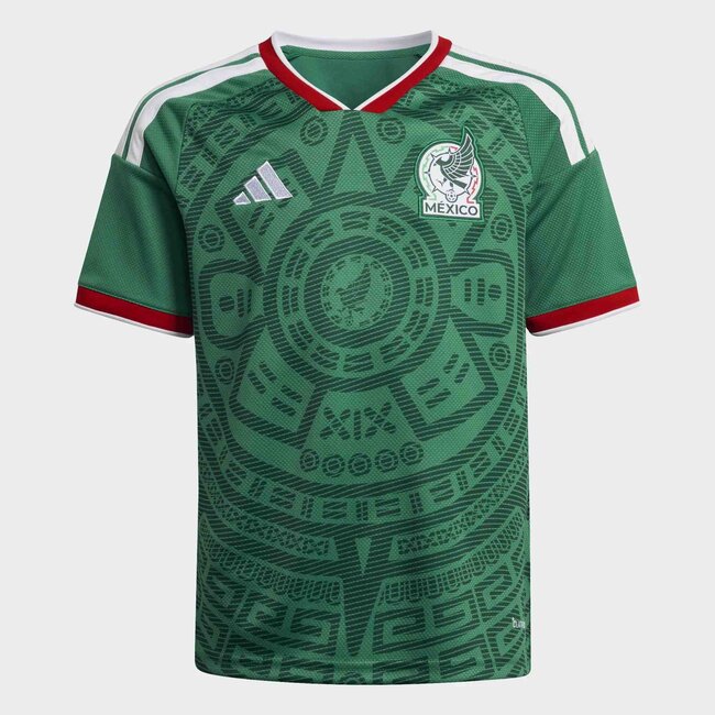 Adidas Youth Soccer Jersey Home Mexico 2026 Bold Green