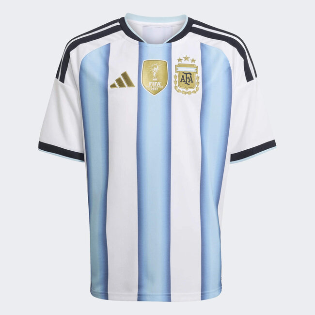 Adidas Youth Soccer Jersey Home Argentina 2026 White/Icey Blue/Light Blue