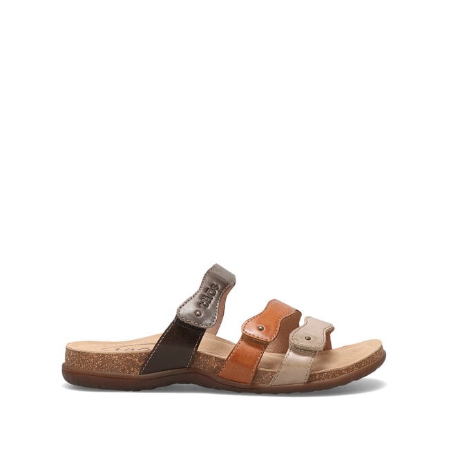 Taos Womens Sandals Scribble Brown/Multi