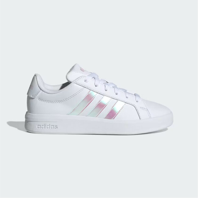 Adidas Grand Court 3.0 J Cloud White/Iridescent/Almost Pink