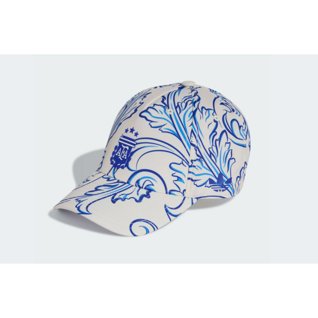 Adidas Soccer Ballcap Adult  Argentina Away Graphic CreamWhite/Lucid Blue