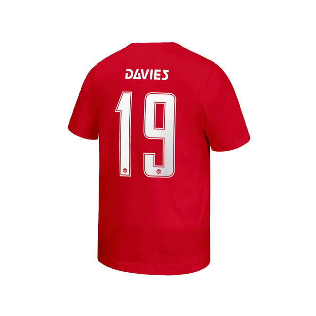 NIKE Soccer Davies T-Shirt Youth Team Canada Red 2026