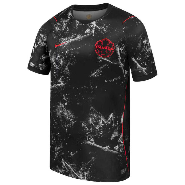 NIKE Kids Soccer Jersey Team Canada Black 2026
