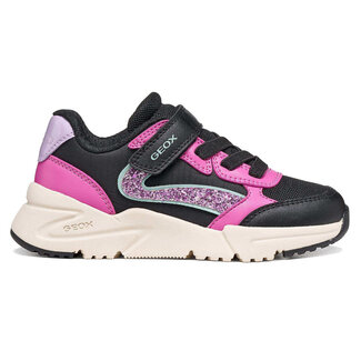 Geox Loftus Girl Black/Fuchsia