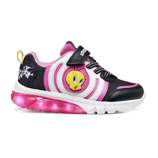 Geox Ciberdron Girl Black/Pink (Looney Tunes)