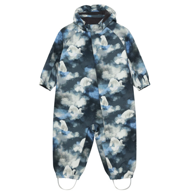 Color Kids 1 Piece Toddler Snowsuit Baby Coverall Windward Blue