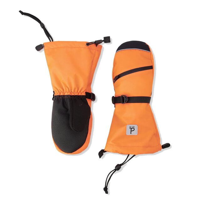 deux par deux Teknik Winter Mittens Neon Coral