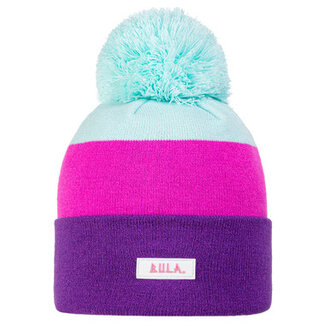BULA CANADA Flower Beanie Dust Blue