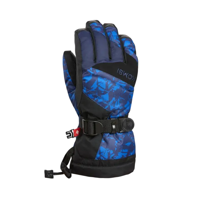 KOMBI SPORTS The Original Jr Glove Blue Hexagon