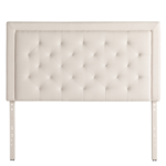 Malouf Malouf Hennessy Upholstered Headboard Queen, Oat