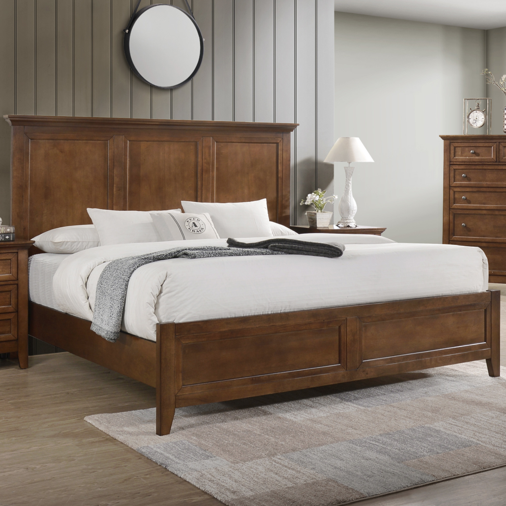 San Mateo King Standard Bed Tuscan