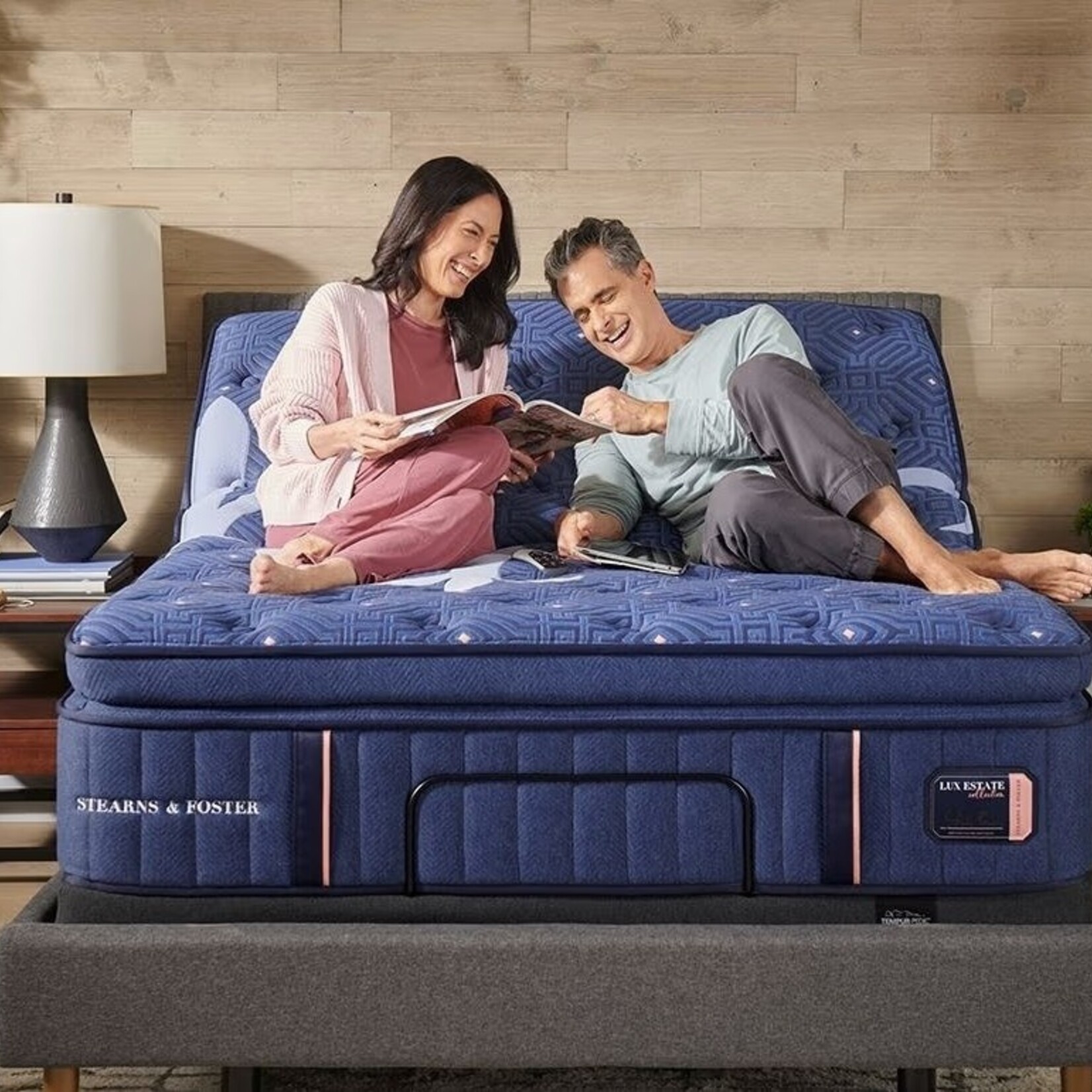 Stearns & Foster Lux Estate Medium Euro Pillow Top