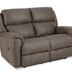 Homestretch Milan Manual Reclining Loveseat in Espresso