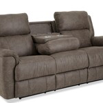 Homestretch Milan Manual Reclining Sofa in Espresso