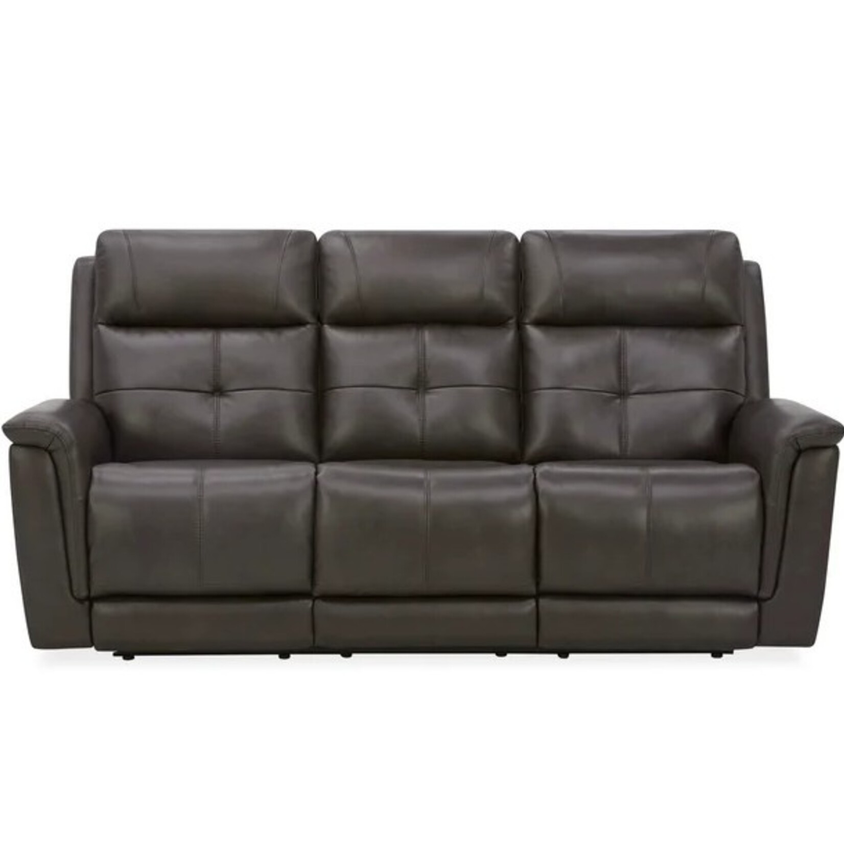 Flexsteel Ranger Leather Reclining Sofa with Triple Power, Heat & Massage in 439-70