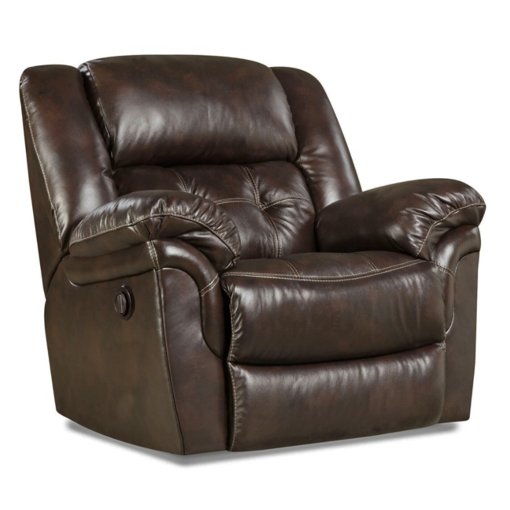 Homestretch Cheyenne Power Recliner in Chaps Whisky Leather
