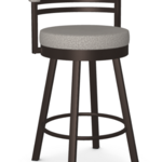 Amisco Ronny Swivel Stool in Cobrizo / Stoke
